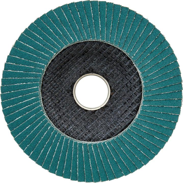 Werkzeugstore24 10x flap disc 125 mm curved zirconium aluminium oxide K 120