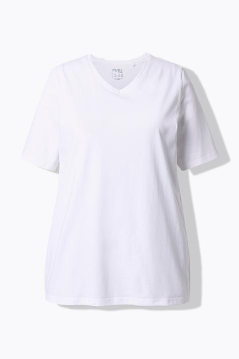 Produktbild Ulla Popken T-Shirts, 2er-Pack, V-Ausschnitt, Halbarm (58)