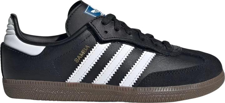 Image du produit Adidas Samba OG Schuhe mit elastischen Schnürsenkeln – Kinder Schwarz (32)