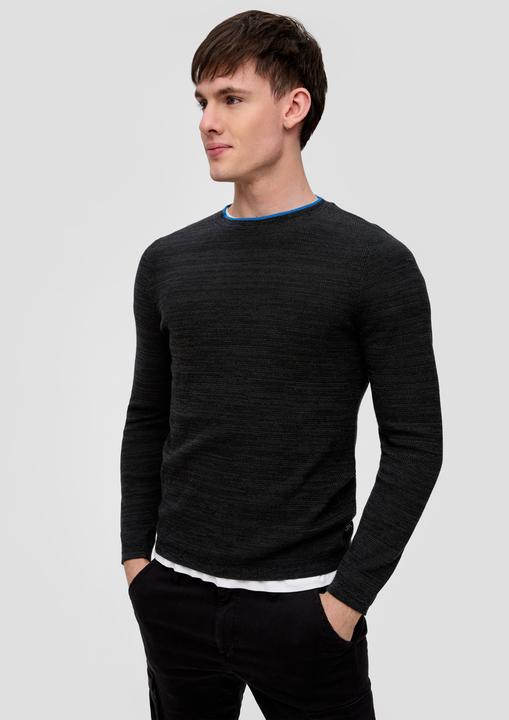 Immagine prodotto s.Oliver Strickpullover Strickpullover aus reiner Baumwolle (M)