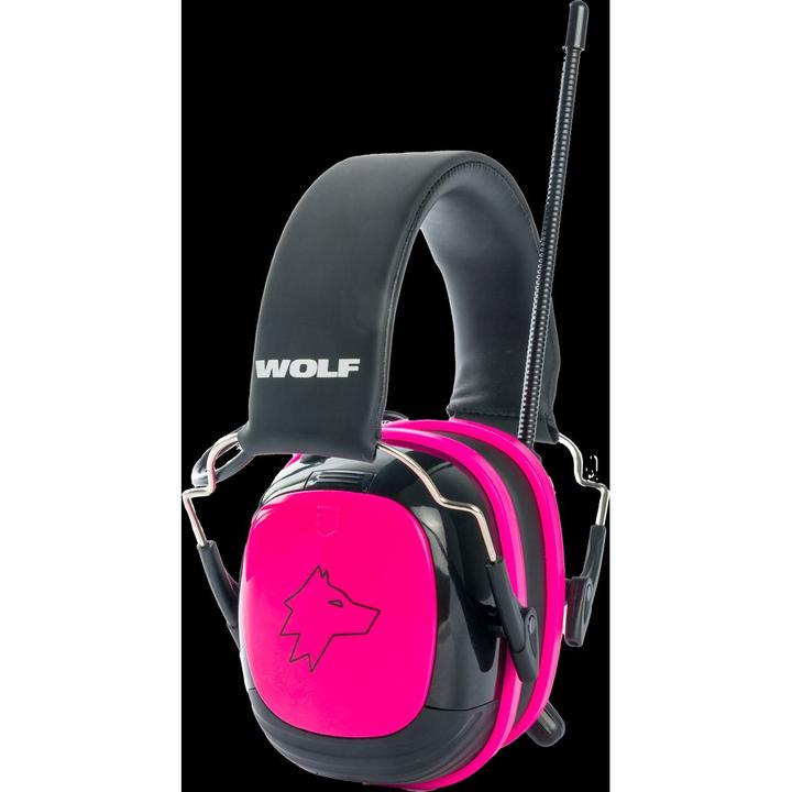 Actual product image Wolf Protection Visibility Kit electric pink for WOLF Pro (Hearing protection replacement pads)