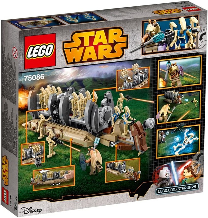 Immagine prodotto LEGO Veicolo da trasporto per truppe di droidi da battaglia (75086, LEGO Star Wars)