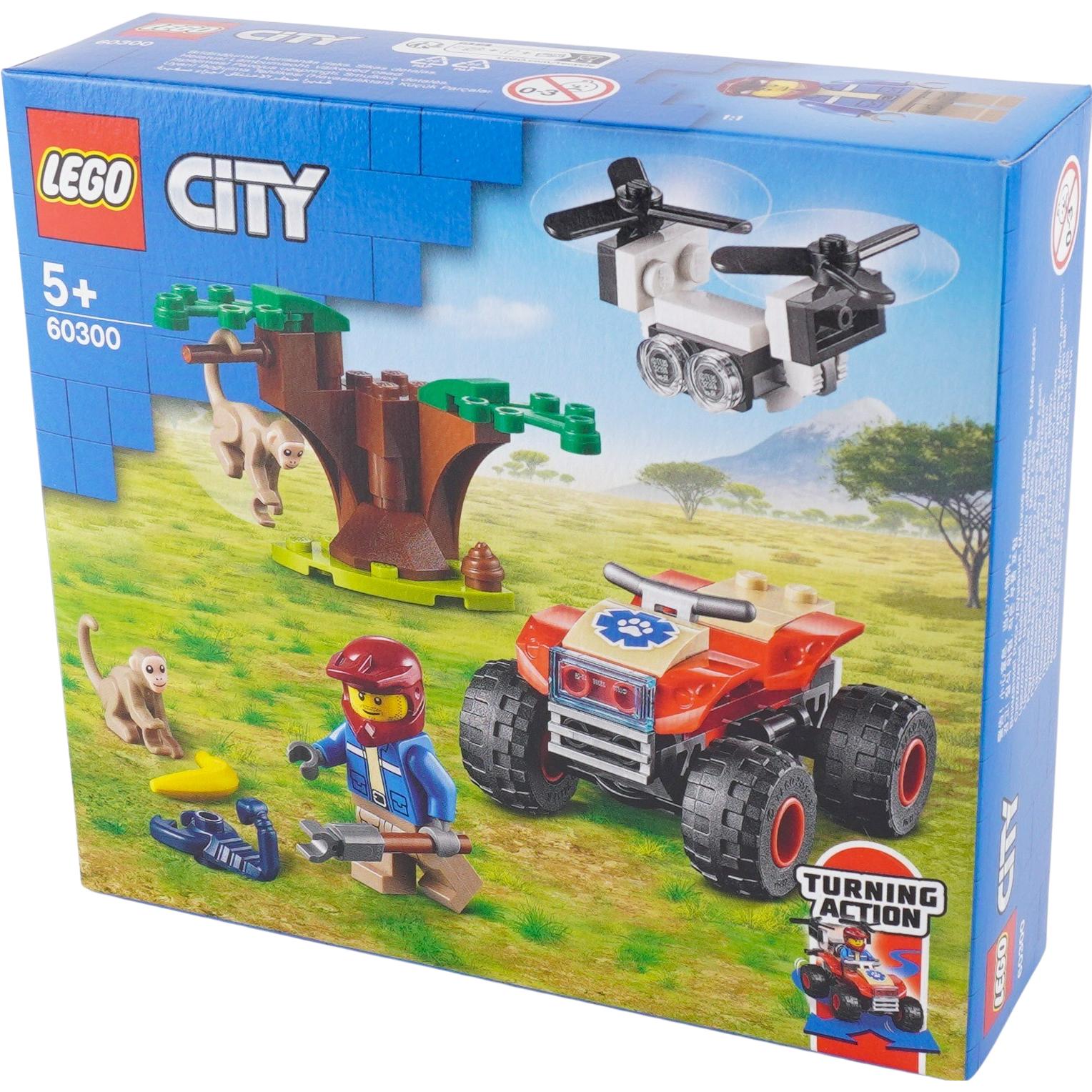 LEGO City Abenteuer Wildlife Tierrettungs-Quad - 60300 NEU! Teile 74x (60300)