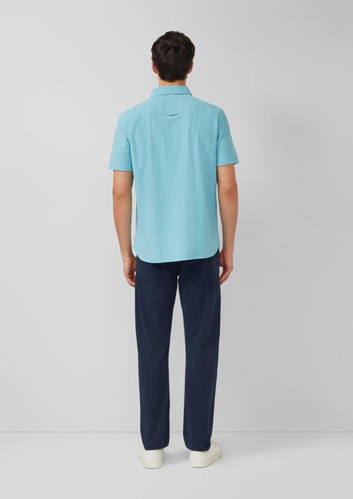 Immagine prodotto s.Oliver Regular Fit: Strukturiertes Kurzarmhemd aus Baumwolle (S)