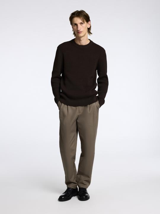 Immagine prodotto Selected Homme Texturierter Pullover mit Rundhalsausschnitt (M)