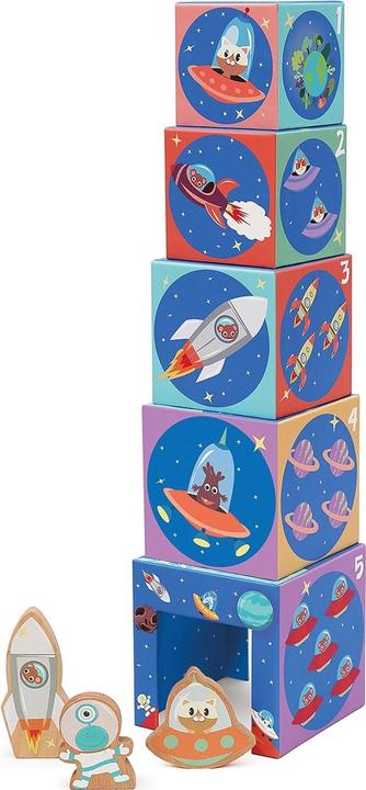 Produktbild Scratch Stapel Pyramide Weltraum