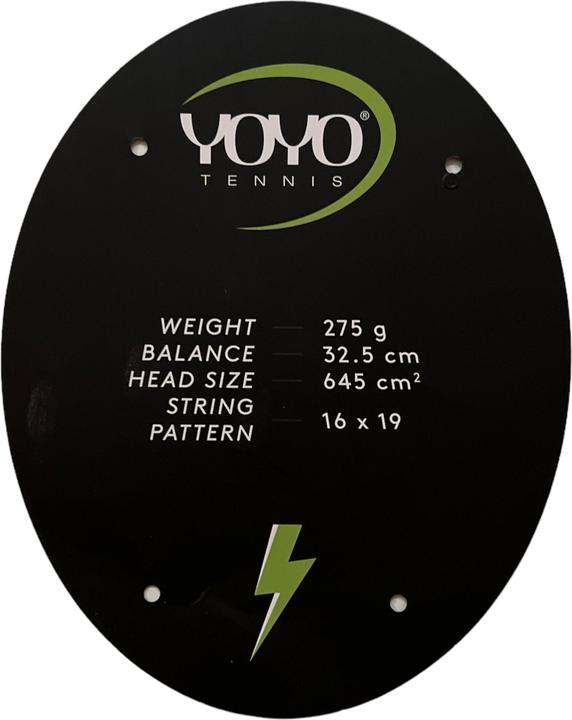 Produktbild Yoyo Tennis Flash Team (2, 275 g, Nicht bespannt)