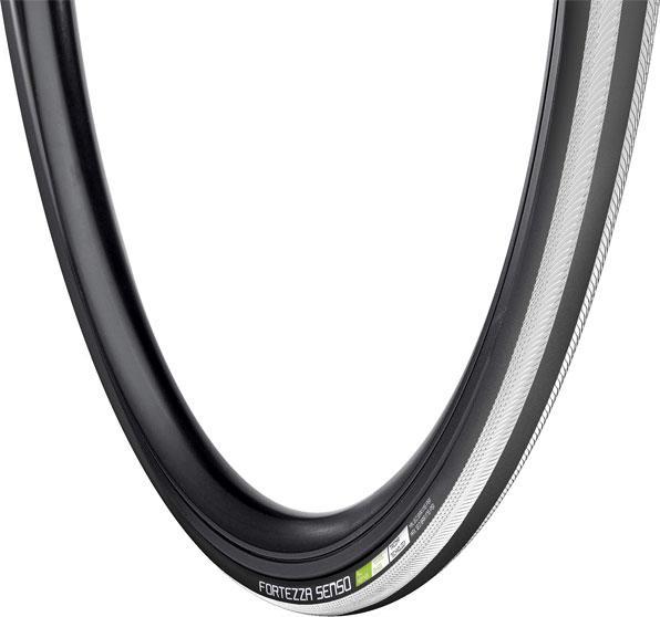 Actual product image Vredestein Clincher tyre 28", Fortezza Senso all weather, 700x25C, ETRTO 25-622, black/white, TPI 120 (25-622)