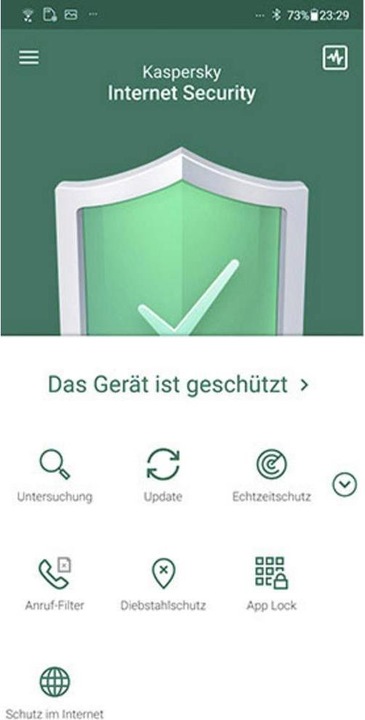 Produktbild Kaspersky Internet Security + Android Security 2020 (1 User, 12 Monate)