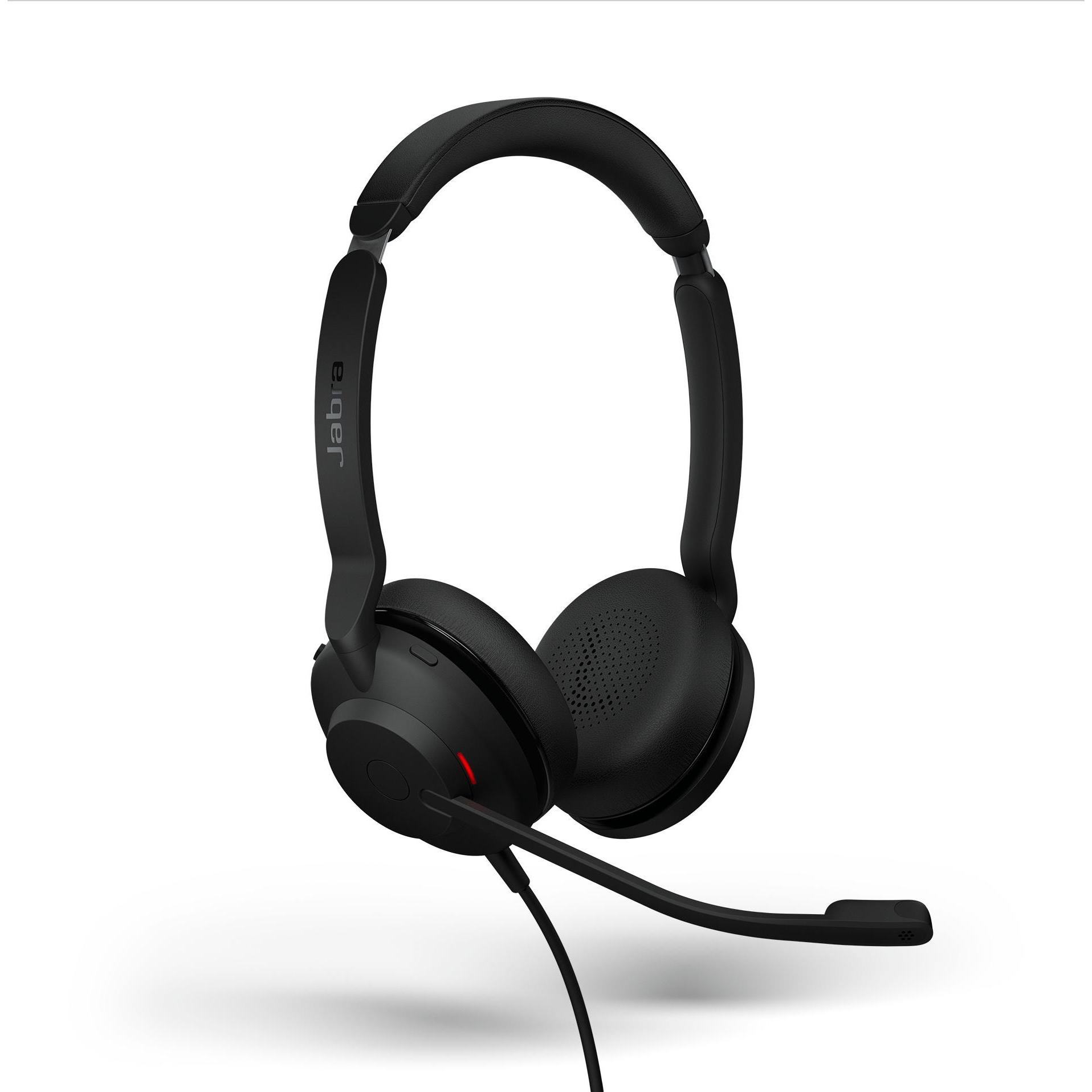 Jabra Evolve2 30 SE UC Stereo NC (USB-C) (Kabelgebunden, USB-C), Office Headset, Schwarz