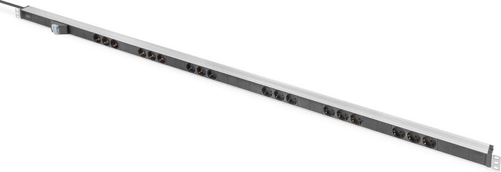 Produktbild Digitus 18-fach Steckdosenleiste, Alu (18 x, CEE 7/3, 2 m)
