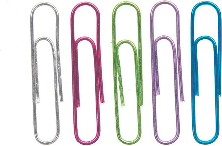 Produktbild Pincello Büroklammer gross Bunt Metall (24 Stück) (24 x)