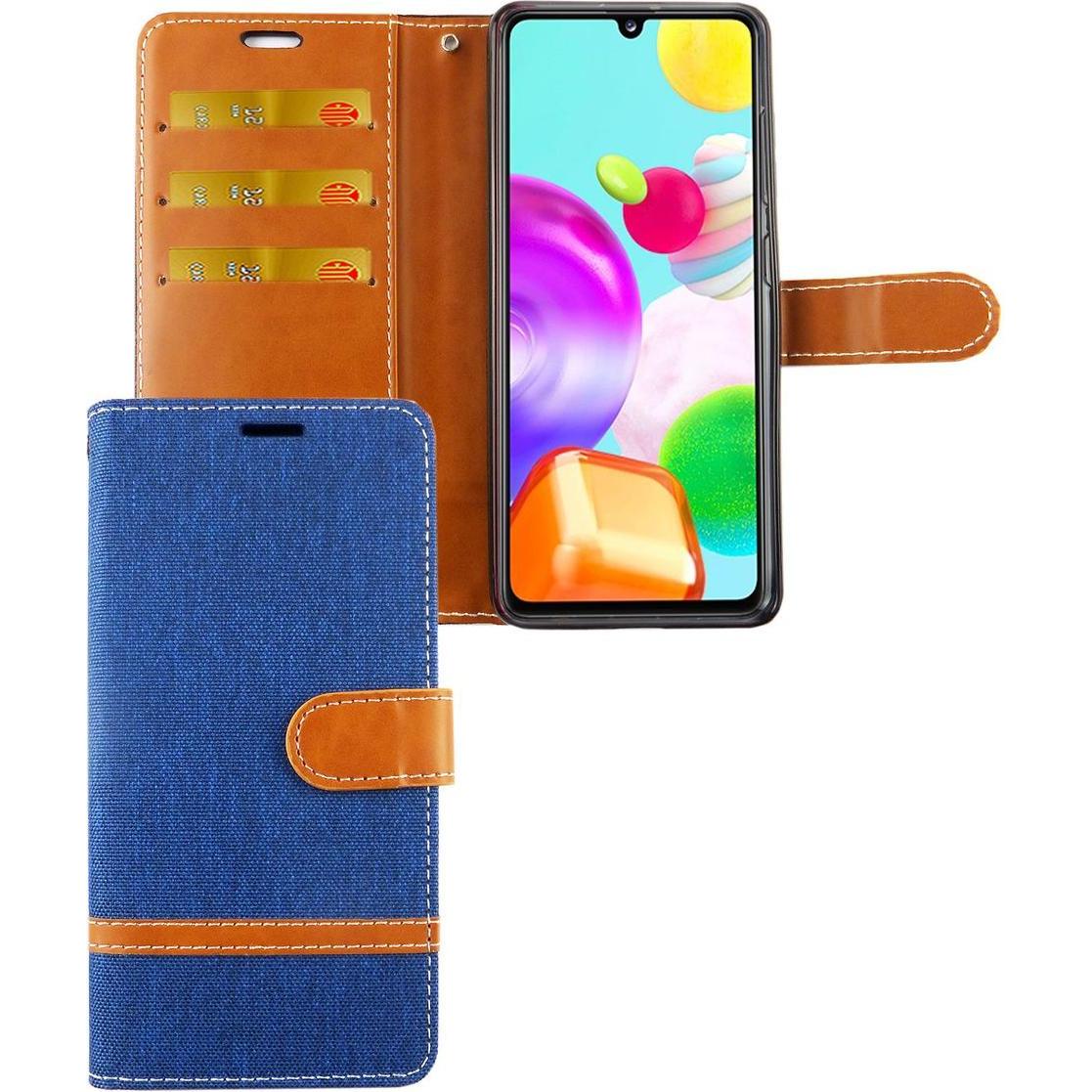 König Design Hülle Handy Schutz für Samsung Galaxy A41 Case Cover Tasche Wallet Etui Bumper (Samsung Galaxy A41), Smartp...