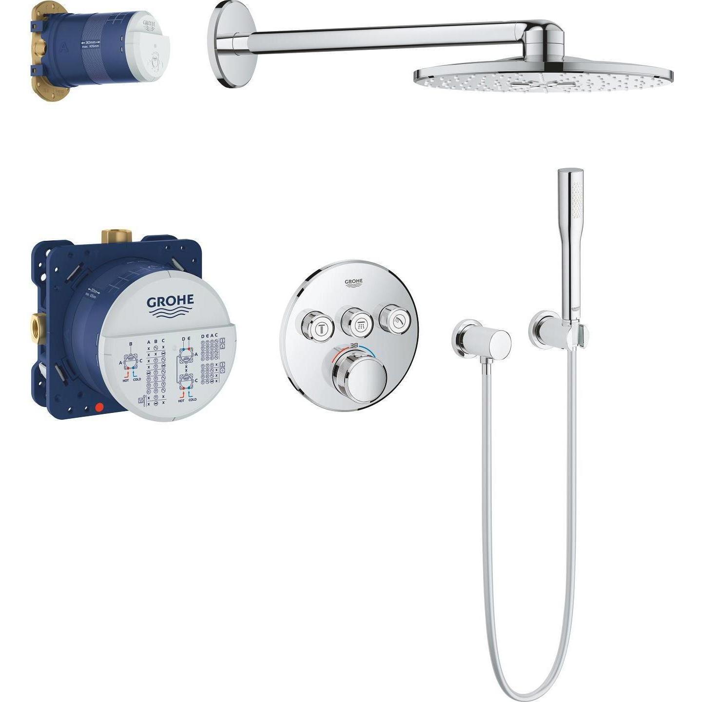 Grohe, Duschsystem, Grohtherm SmartControl Duschsystem UP mit Rainshower SmartActive 310