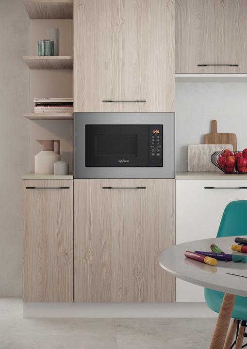 Actual product image Indesit MWI 120 GX Integrated Grill Microwave Stainless Steel (20 l)