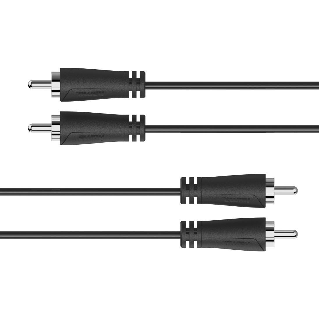 Thumbnail - Hama Audio-Kabel, 2 Cinch-Stecker - 2 Cinch-Stecker, 1,5 m (1.50 m, Cinch), Audio Kabel