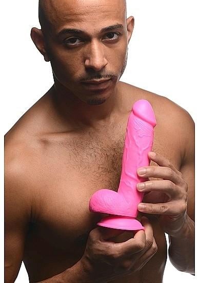 Actual product image Pop Peckers Poppin Dildo 20 cm - Pink