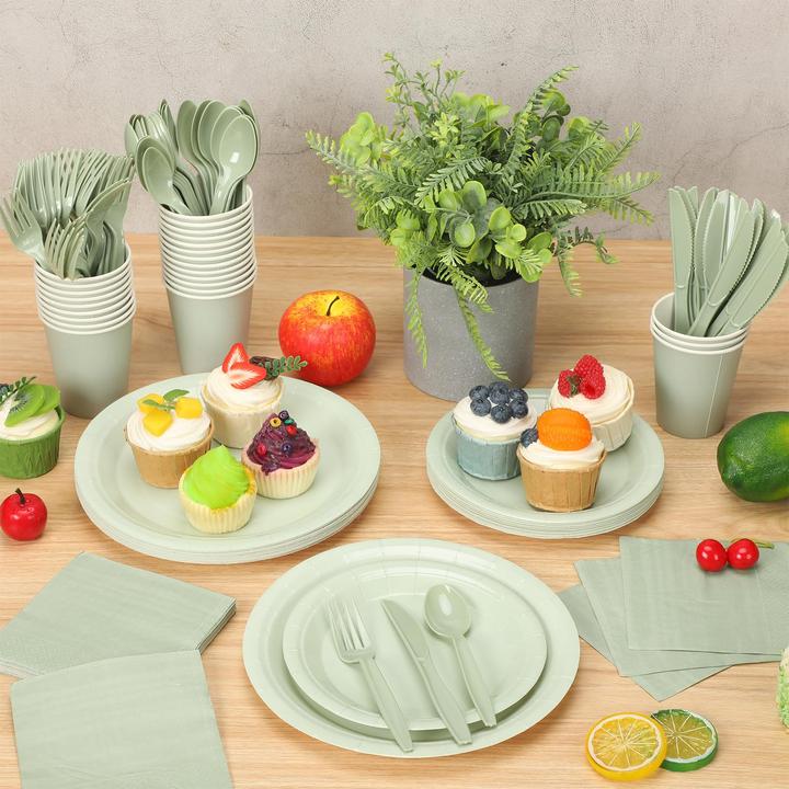 Produktbild I Am Creative Einweg Geschirr Party Tisch Deko (116 x)