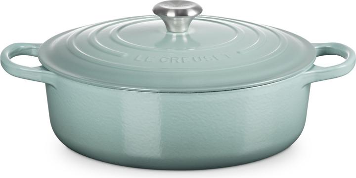 Actual product image Le Creuset Gourmet-Bräter SIGNATURE Sea Salt (30 cm, Casserole + Stewpot, Cast iron)