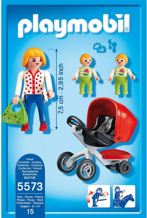 Actual product image Playmobil Twin stroller (5573, Playmobil City Life)