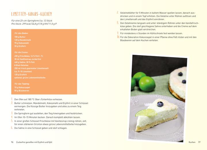 Actual product image Zuckerfrei geniessen mit Erythrit und Xylit (German, Veronica Pichl, 2020)