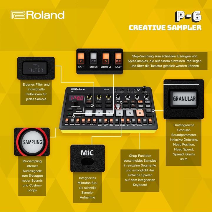 Actual product image Roland P-6 Creative Sampler
