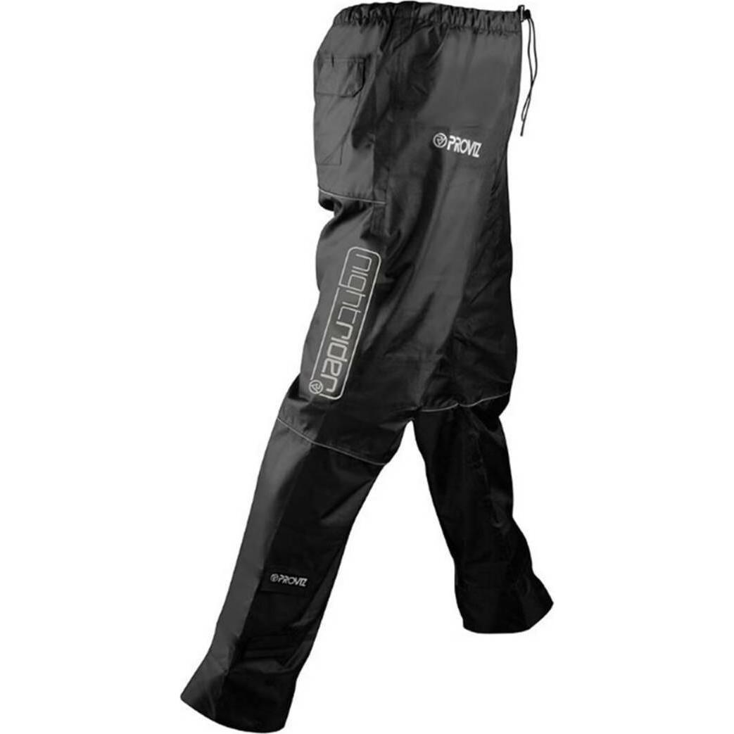 Proviz, Herren, Velohosen, Nightrider (XL), Schwarz, XL