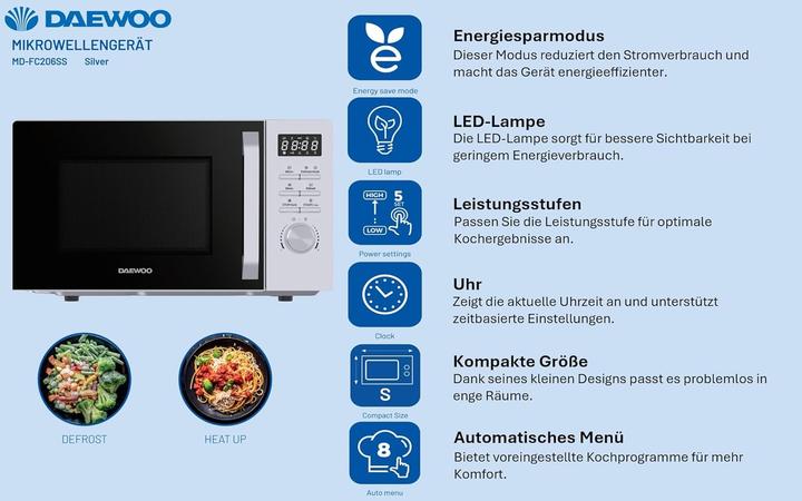 Immagine prodotto Daewoo MD-FC206SS (20 l)