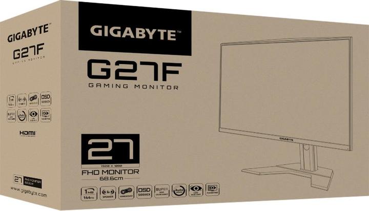 Image du produit Gigabyte G27F (1920 x 1080 pixels, 27")