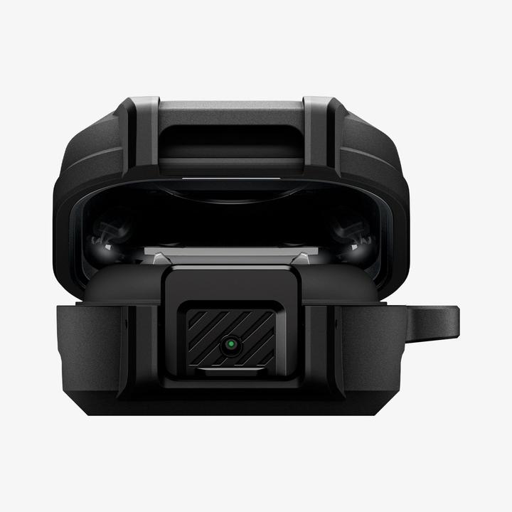 Actual product image Spigen - Lock Fit (ACS11202) - Samsung Galaxy Buds 4 / Buds 4 Pro - Matte Black