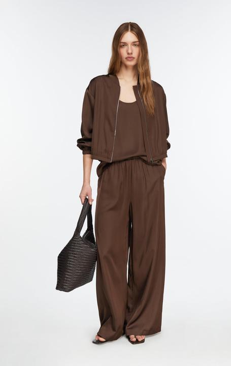 Image du produit Comma Easy Pull-On-Satin-Wide-Leg-Hose (34)