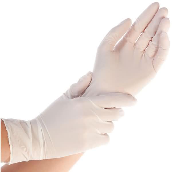 Hygostar, Schutzhandschuhe, unisex Einmalhandschuhe SAFE PREMIUM weiss Grösse S 100 St. (S)