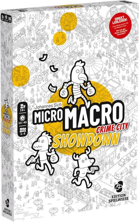 Actual product image Edition Spielwiese MicroMacro: Crime City 4 Showdown (German, 1 - 4 Players)