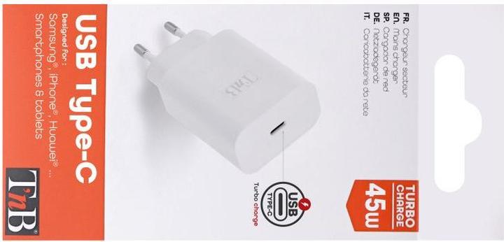Produktbild T'nB TNB Ladegerät Power Delivery USB-C 45Watt (45 W, 1 Port)