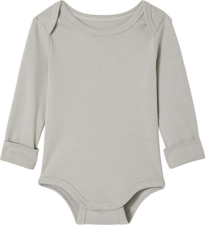 Actual product image Vertbaudet Bio-Kollektion: 5er-Pack mitwachsende Baby Wickelbodys, Langarm (62)