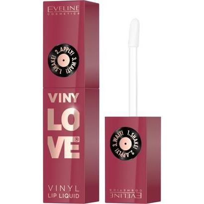 Eveline, Rossetto + Lucidalabbra, Vinylove Longlasting Liquid Lipstick With Vinyl Effect 09 Hotty 4ml