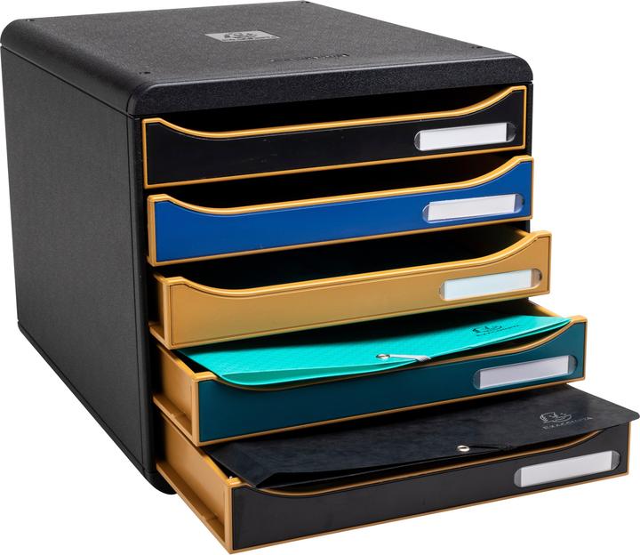 Blau aus Frankreich, Blaugrün, Kupfergold, Schwarz