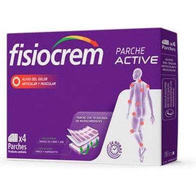 Fisiocrem, Muskelsalbe + Kühlpad, Aktives Pflaster - 4 Einheiten (4 x)