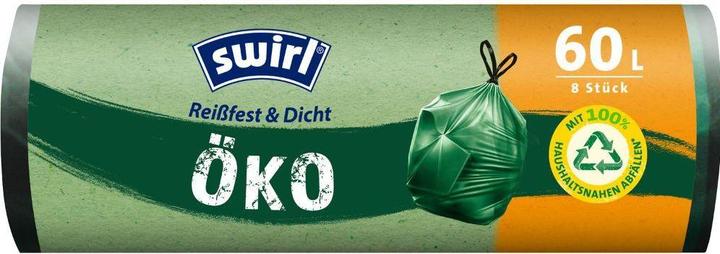 Swirl Bin liner Öko 114234 60.0 l green, 8 pcs. (8 x, 60 l)