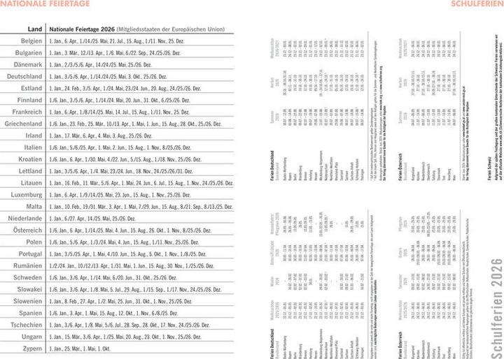 Nährwerte und Zutaten Heye Tagebuch-Agenda Lady (A5, 1 Woche / 1 Seite)