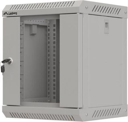 Productafbeelding Lanberg Szafa Instalacyjna Rack Wisząca 10 6u 300x300 Szara Drzwi Przeszklone (Flat Pack) (6 HE, 10 inch rek)