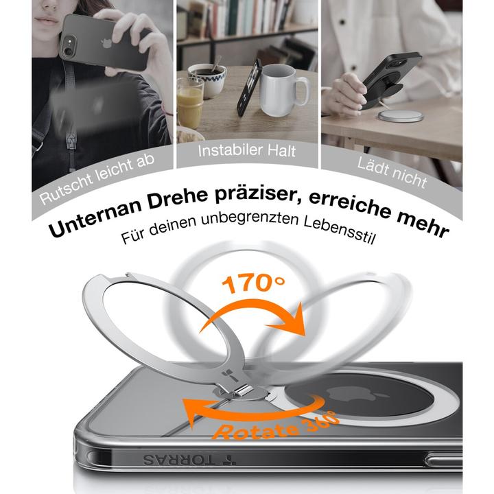 Produktbild Torras Ostand 360° Spin (Apple iPhone 16e)