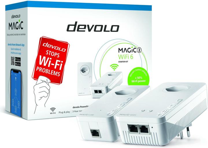 Produktbild Devolo MAGIC 2 WIFI 6 next Starter Kit (2400 Mbit/s)