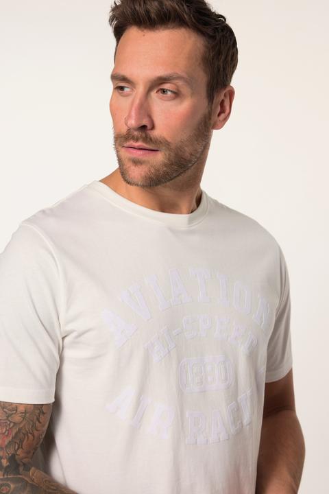 Produktbild JP1880 JP 1880 T-Shirt, Halbarm, Ringel, Brustprint (4XL)