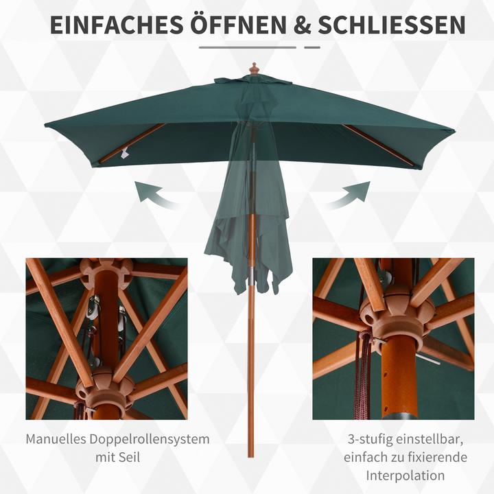 Produktbild Outsunny Sonnenschirm knickbar (1.50 m)