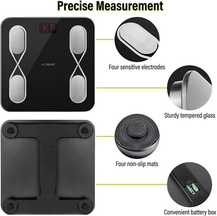Actual product image Asobeage Body fat scale (180 kg)