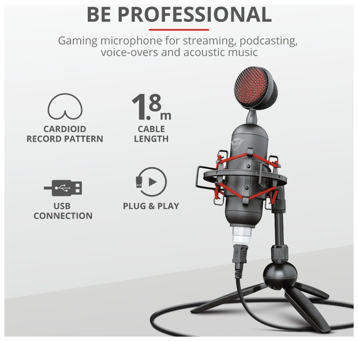 Image du produit Trust Microphone GXT 244 Buzz