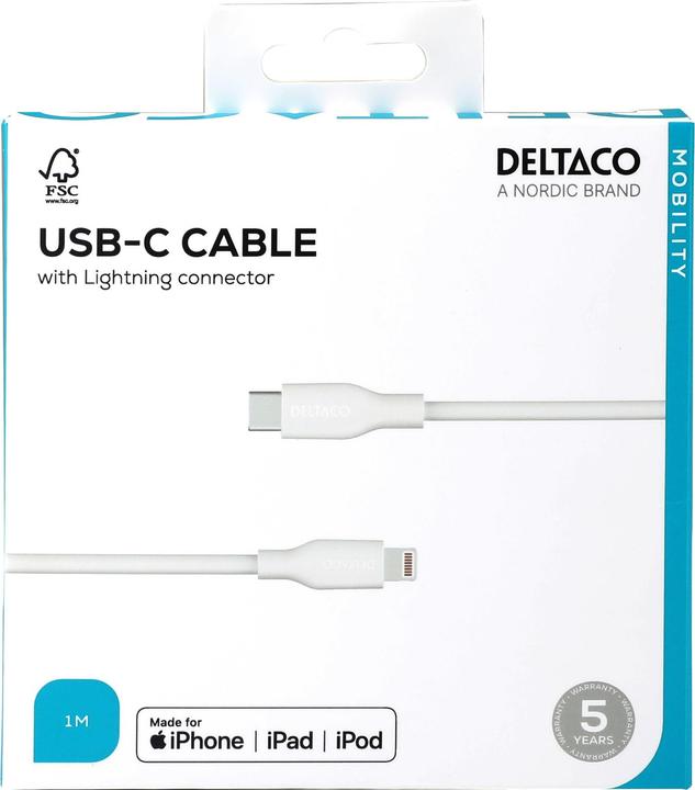 Produktbild Deltaco IPLH-451-1 (1 m, USB 2.0)