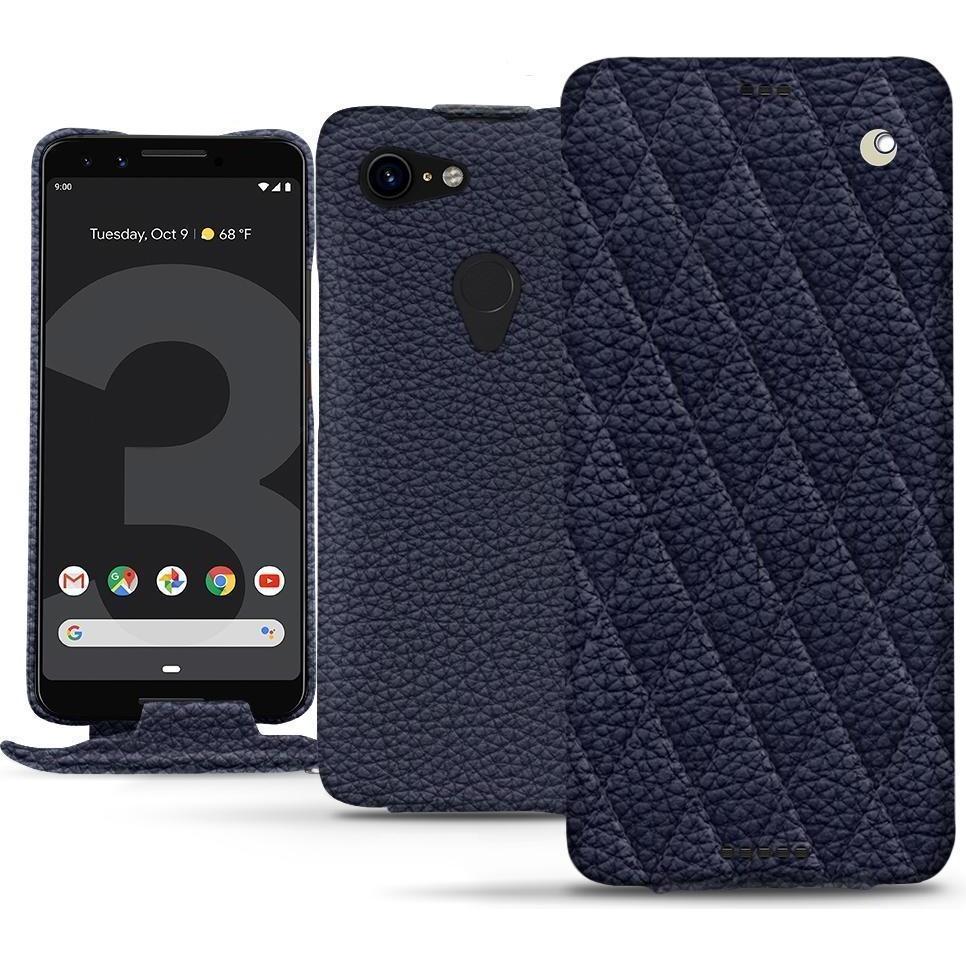 Noreve Lederschutzhülle vertikal (Google Pixel 3 XL), Smartphone Hülle, Violett