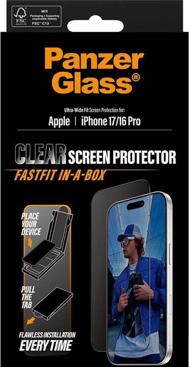 Produktbild PanzerGlass Ultra Wide Fit (Apple iPhone 17)